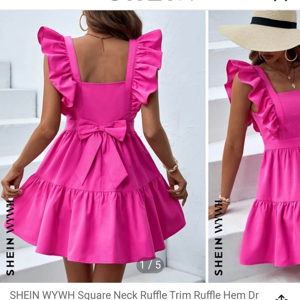 Shein Pink Dress - Picture 4 of 4